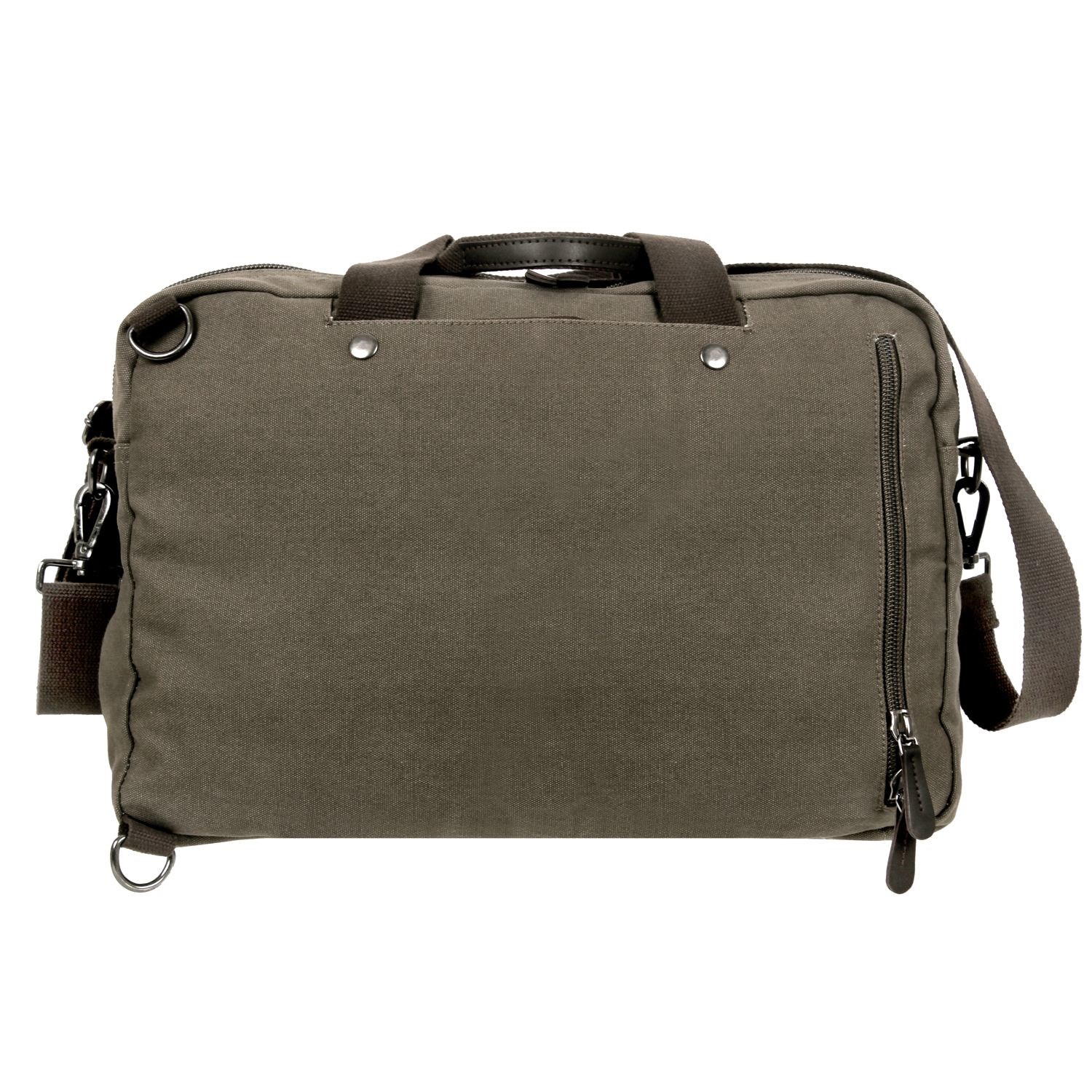 Taška/batoh víceúčelová plátěná BRIEFCASE ZELENÁ