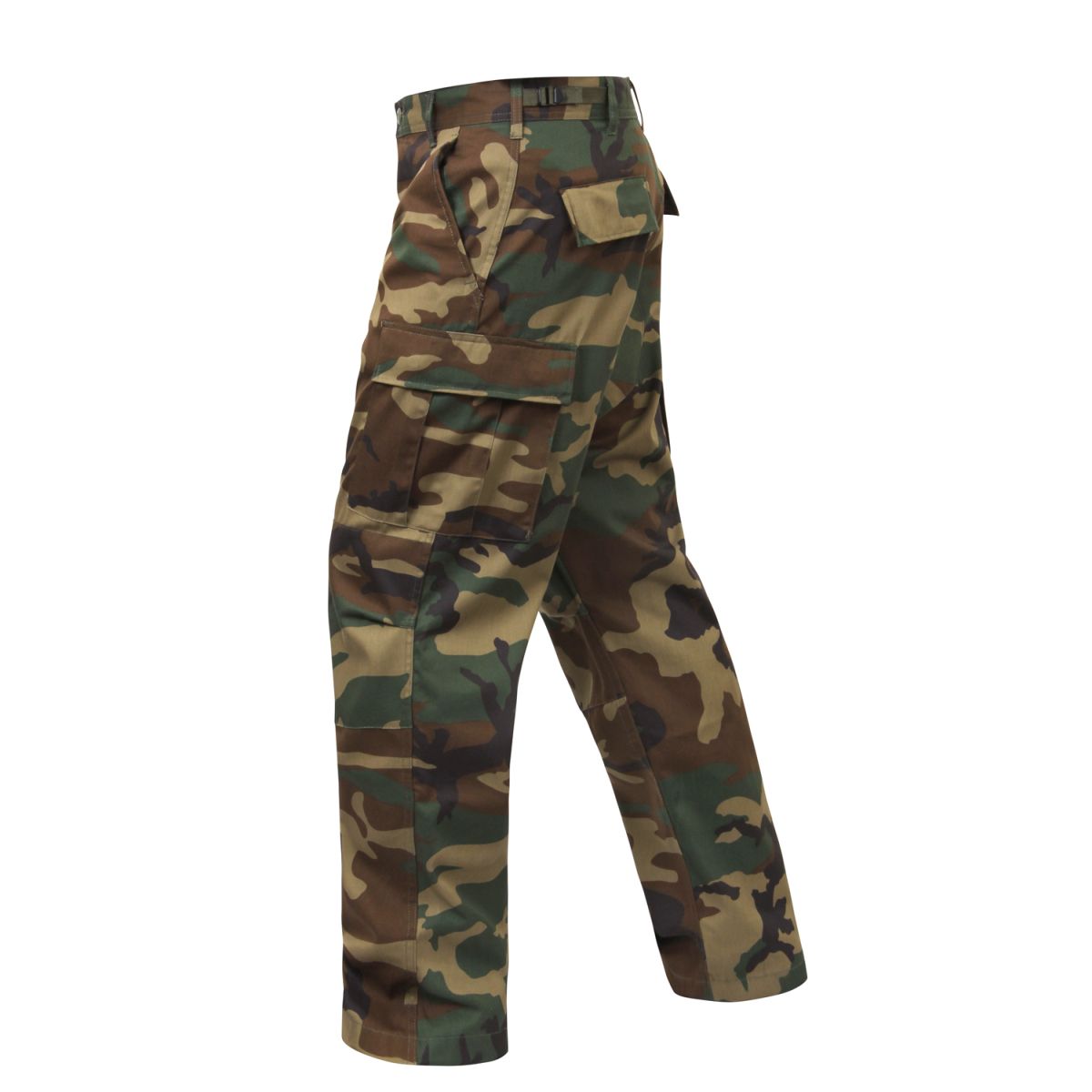 Kalhoty BDU RELAXED ZIPPER FLY WOODLAND vel. XXL