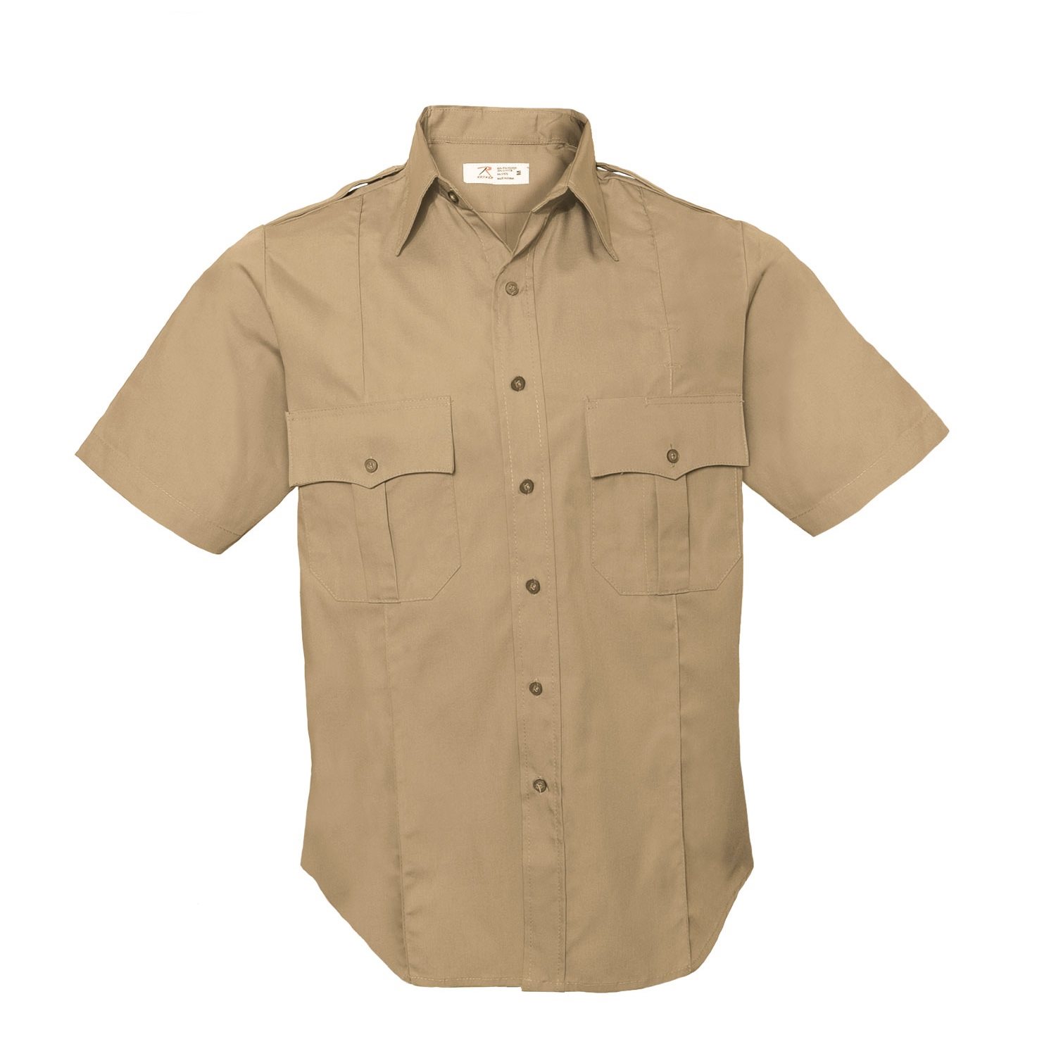 Košile POLICIE A SECURITY krátký rukáv KHAKI vel. 3XL