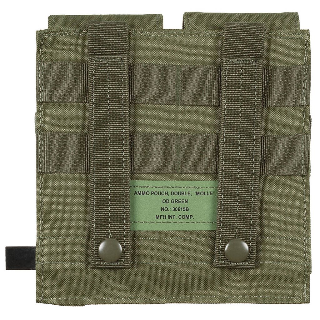 Sumka MOLLE dvojitá na zásobníky M4/M16 ZELENÁ