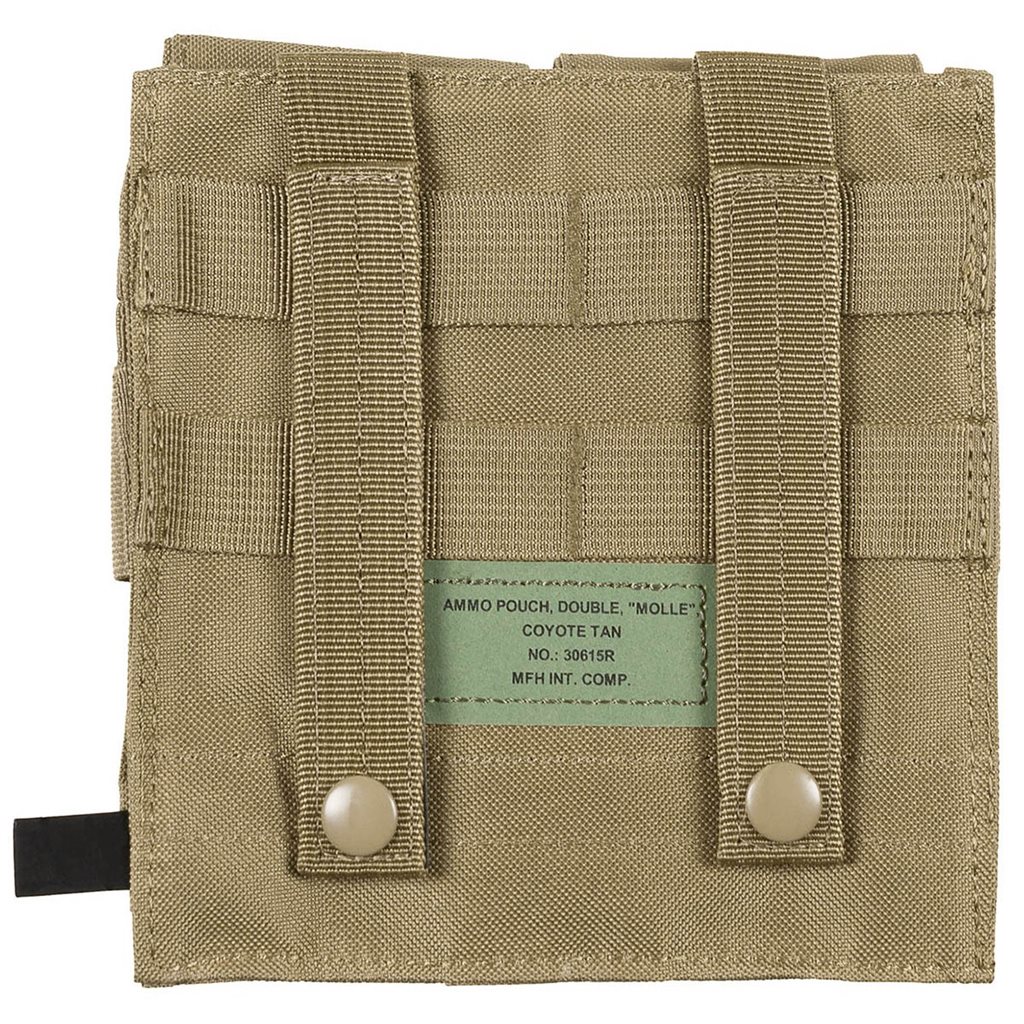 Sumka MOLLE dvojitá na zásobníky M4/M16 COYOTE BROWN