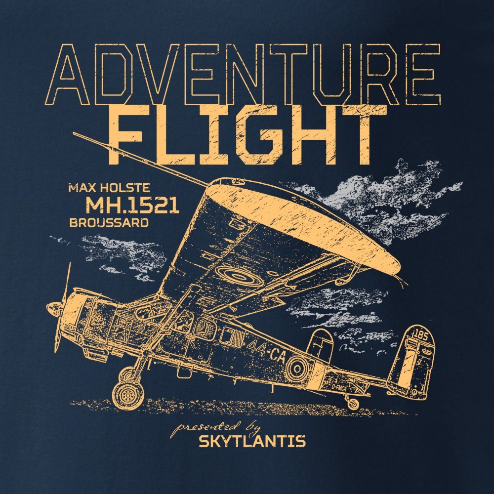 Triko ADVENTURE FLIGHT MODRÉ vel. XL