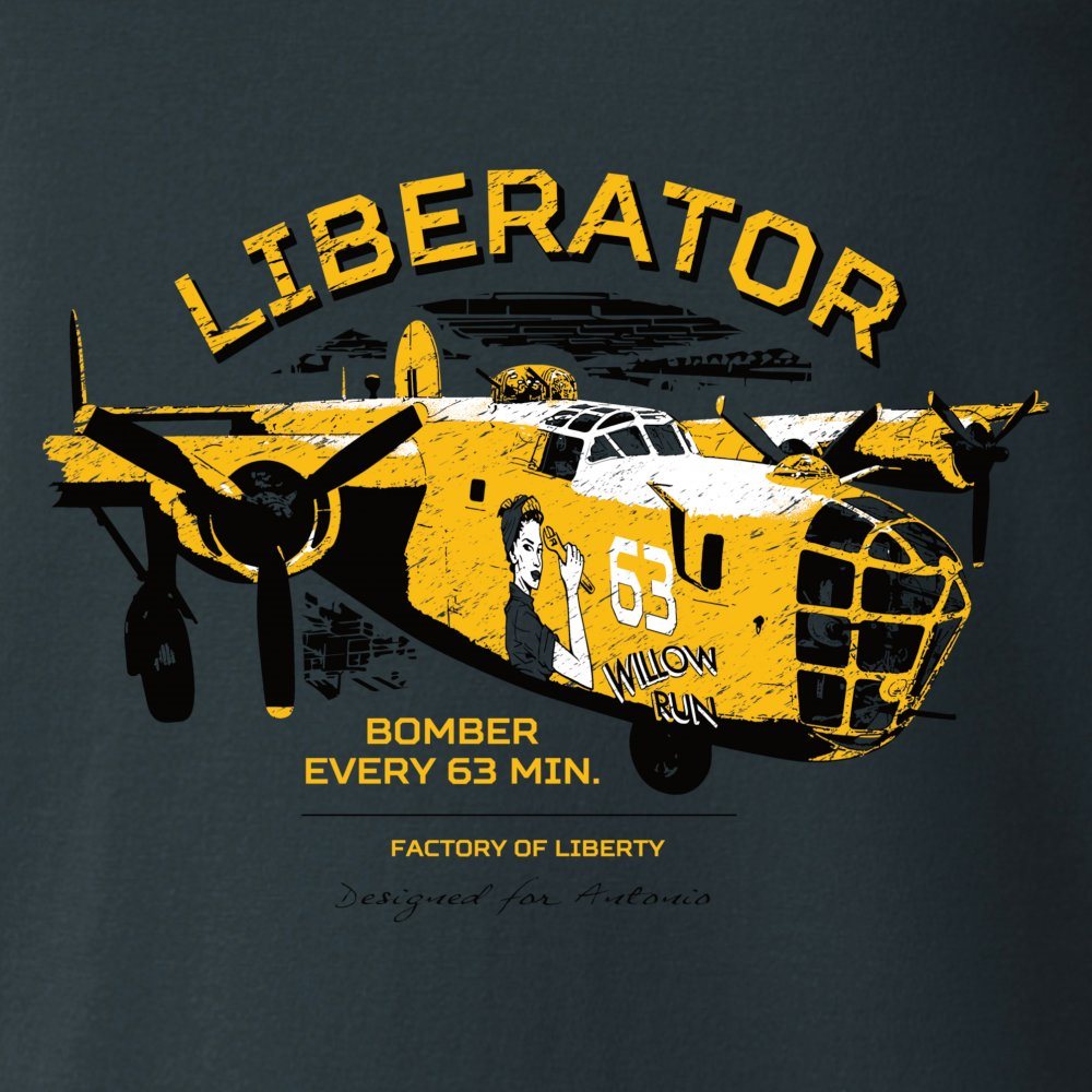 Triko LIBERATOR WILLOW RUN ŠEDÉ vel. L