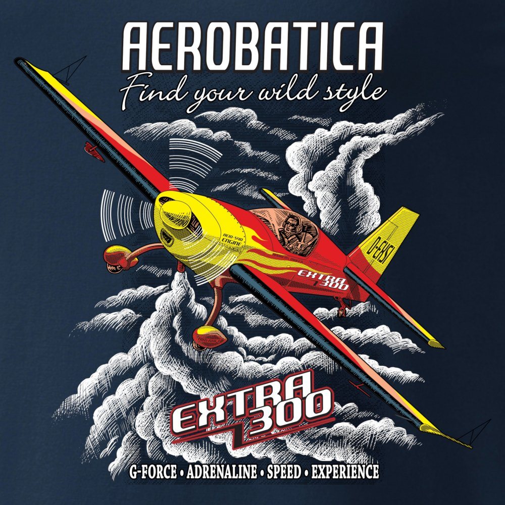 Triko EXTRA 300 MODRÉ vel. XXL