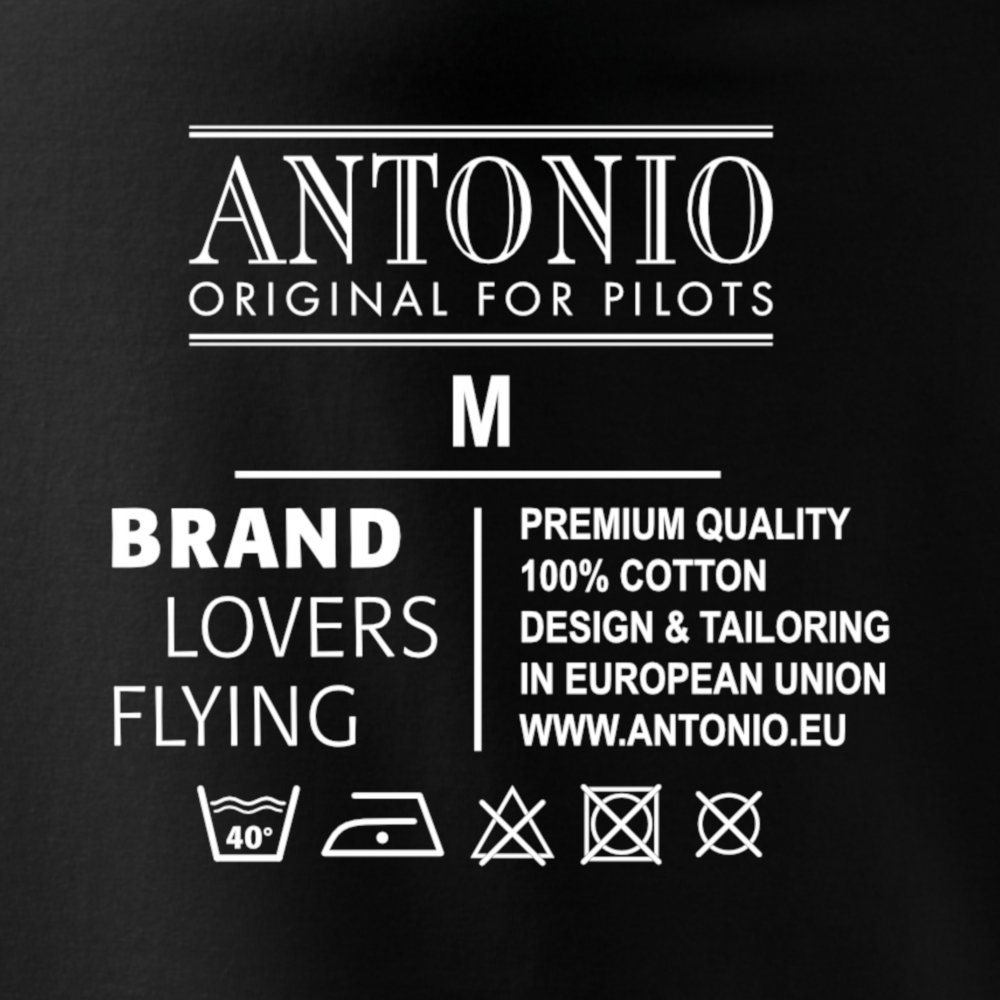 Triko PILOT ČERNÉ vel. S