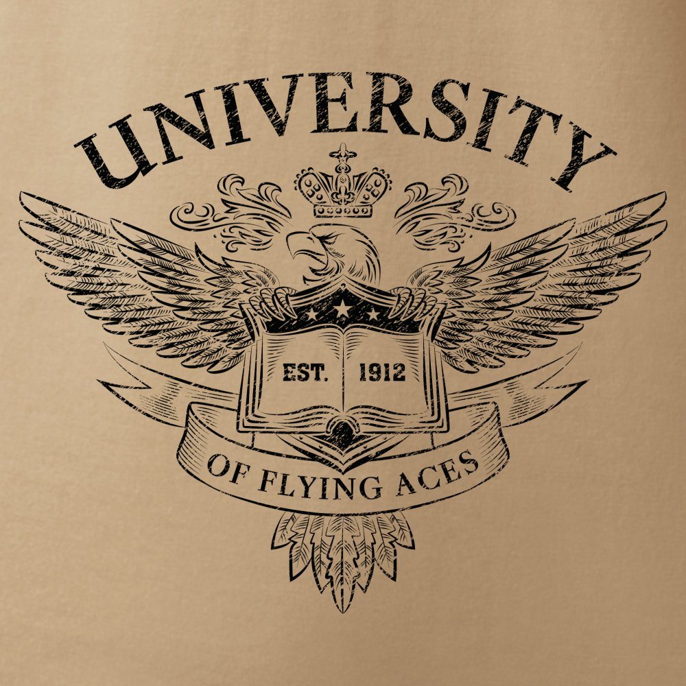 Triko UNIVERSITY leteckých es COYOTE vel. L