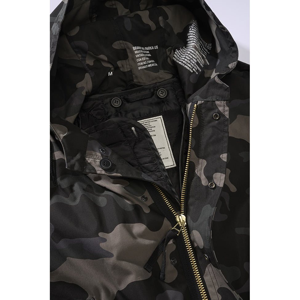 Bunda US M51 FISHTAIL PARKA DARK CAMO vel. XL
