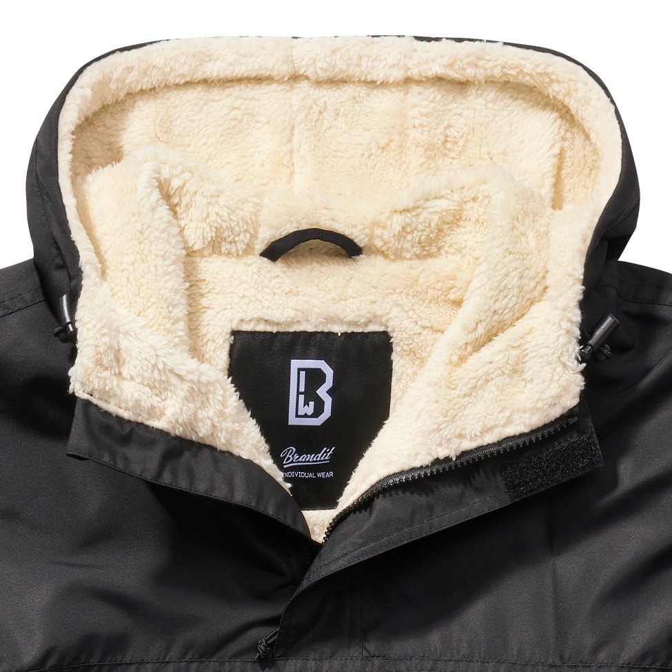 Bunda WINDBREAKER SHERPA ČERNÁ vel. S