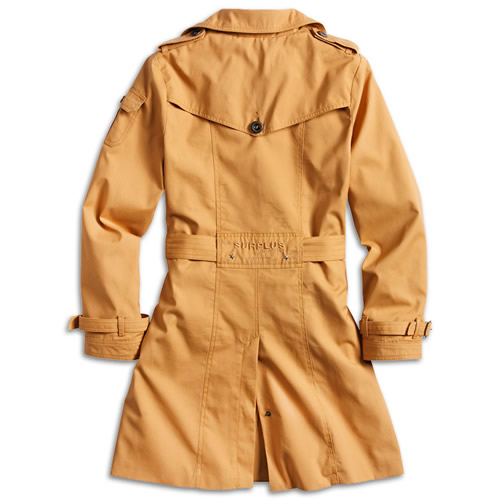 Kabát TRENCHCOAT dámský HNĚDÝ