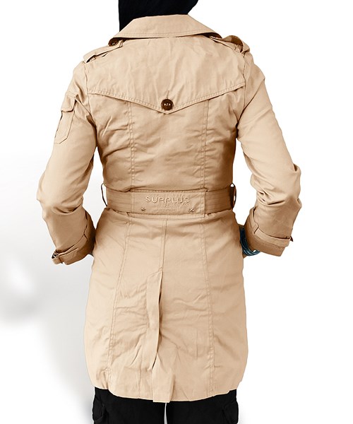 Kabát TRENCHCOAT dámský KHAKI