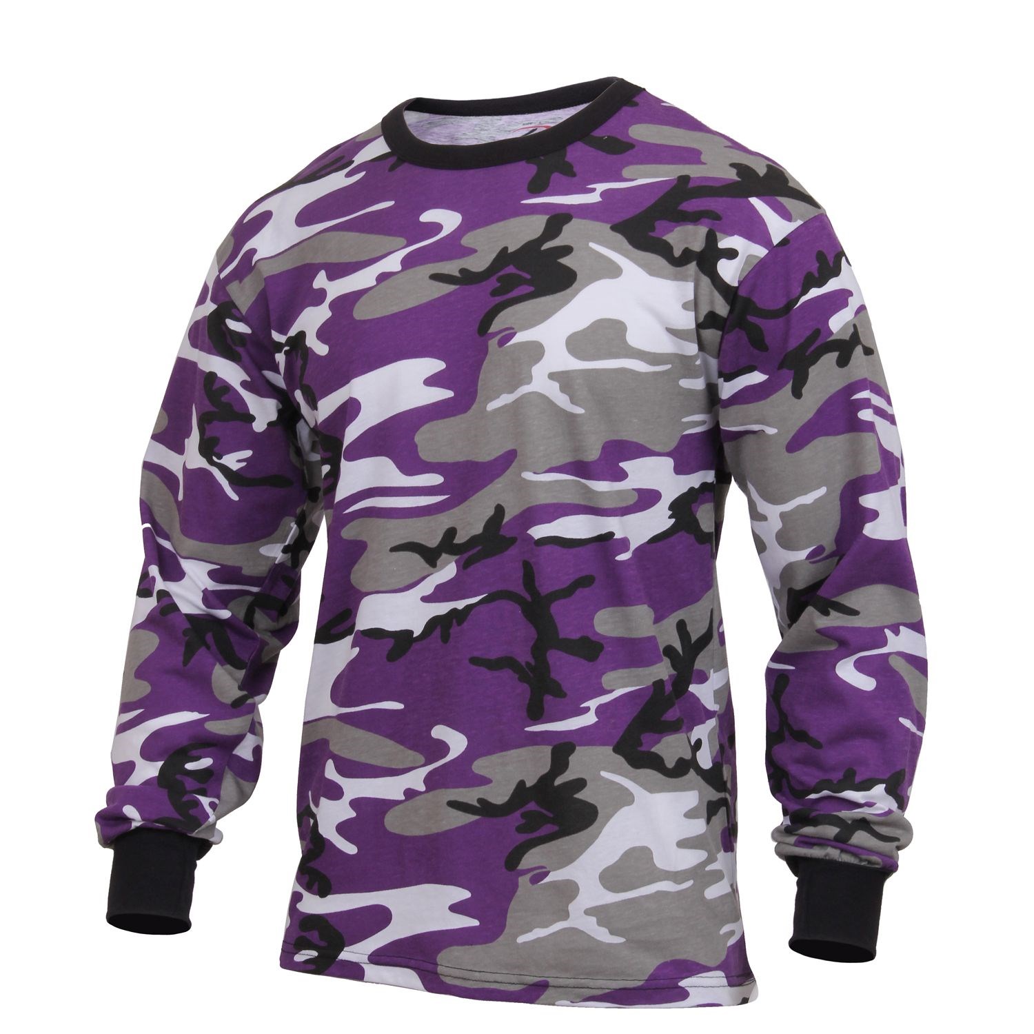 Triko s dlouhým rukávem VIOLET CAMO vel. 3XL