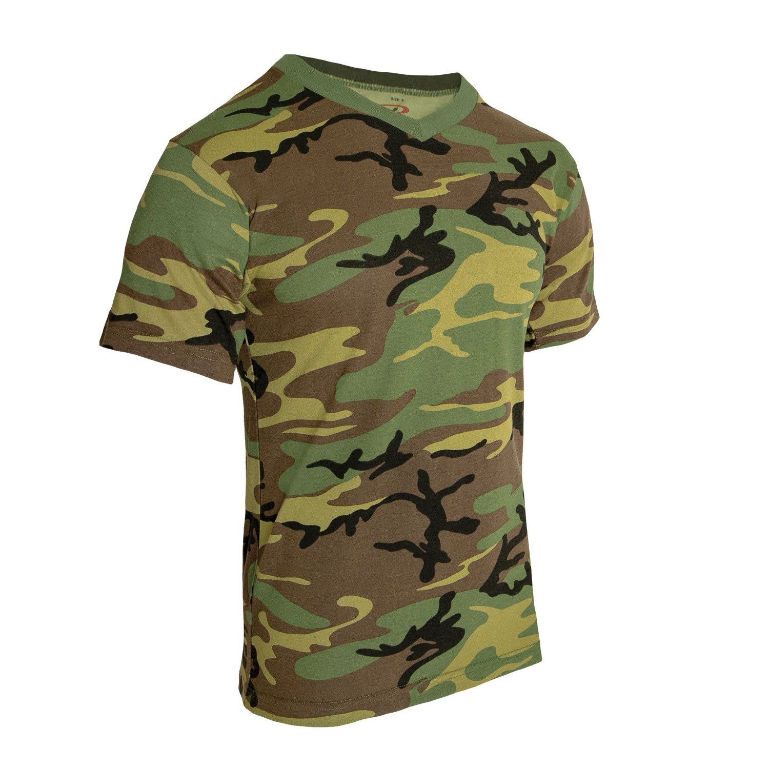Triko V-NECK krátký rukáv WOODLAND vel. S