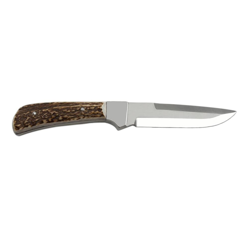 Nůž lovecký NEREZ s pevnou čepelí střenka PAROH čepel 130mm