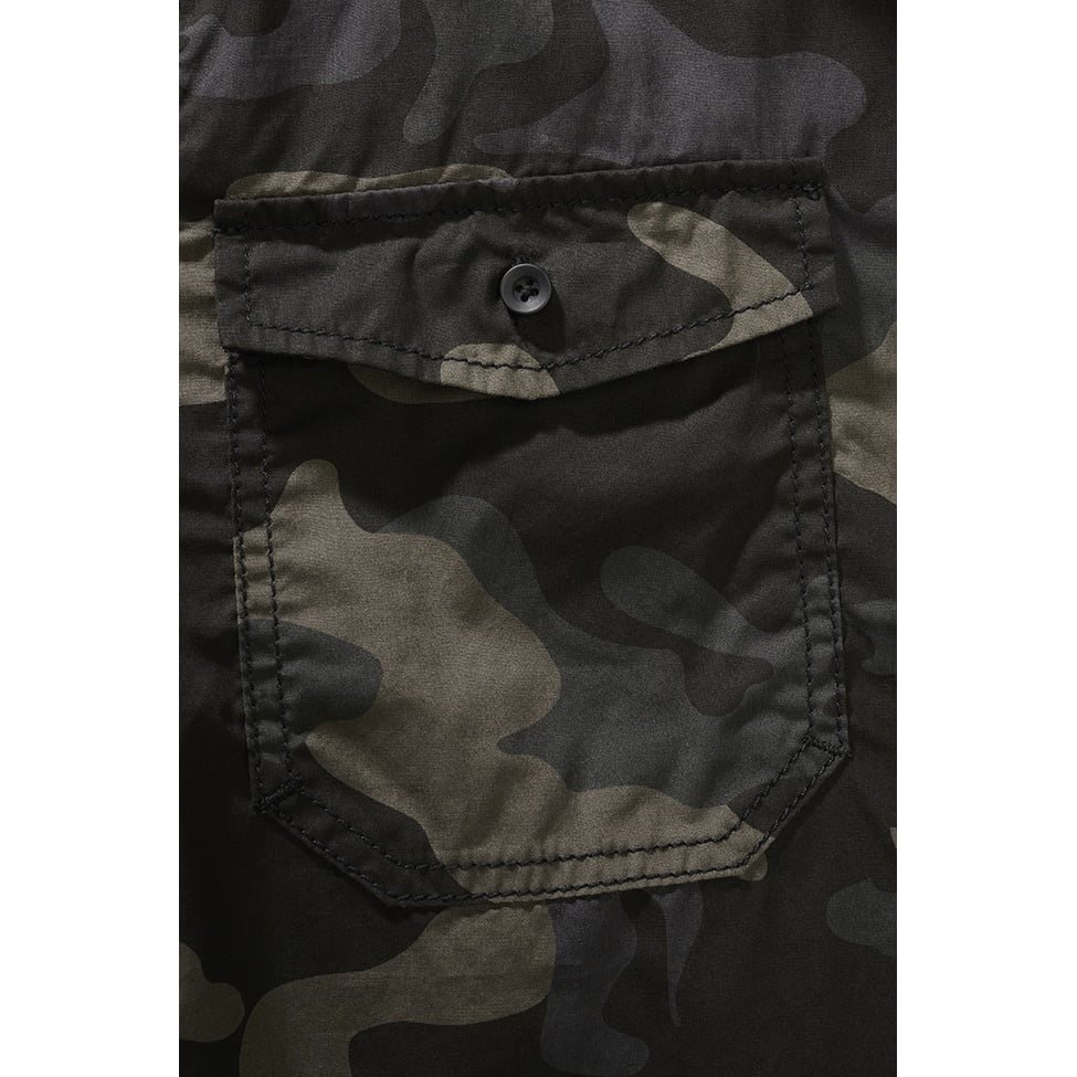 Košile ROADSTAR krátký rukáv DARK CAMO vel. 4XL