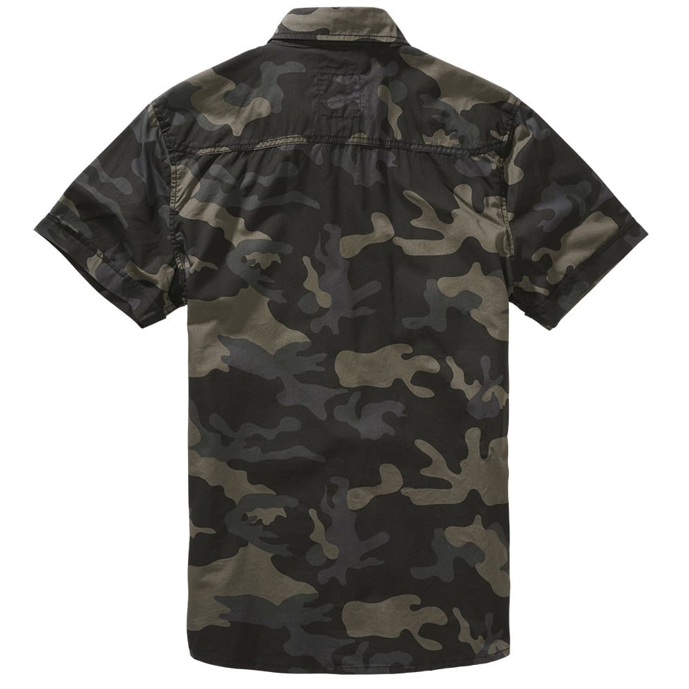 Košile ROADSTAR krátký rukáv DARK CAMO vel. S