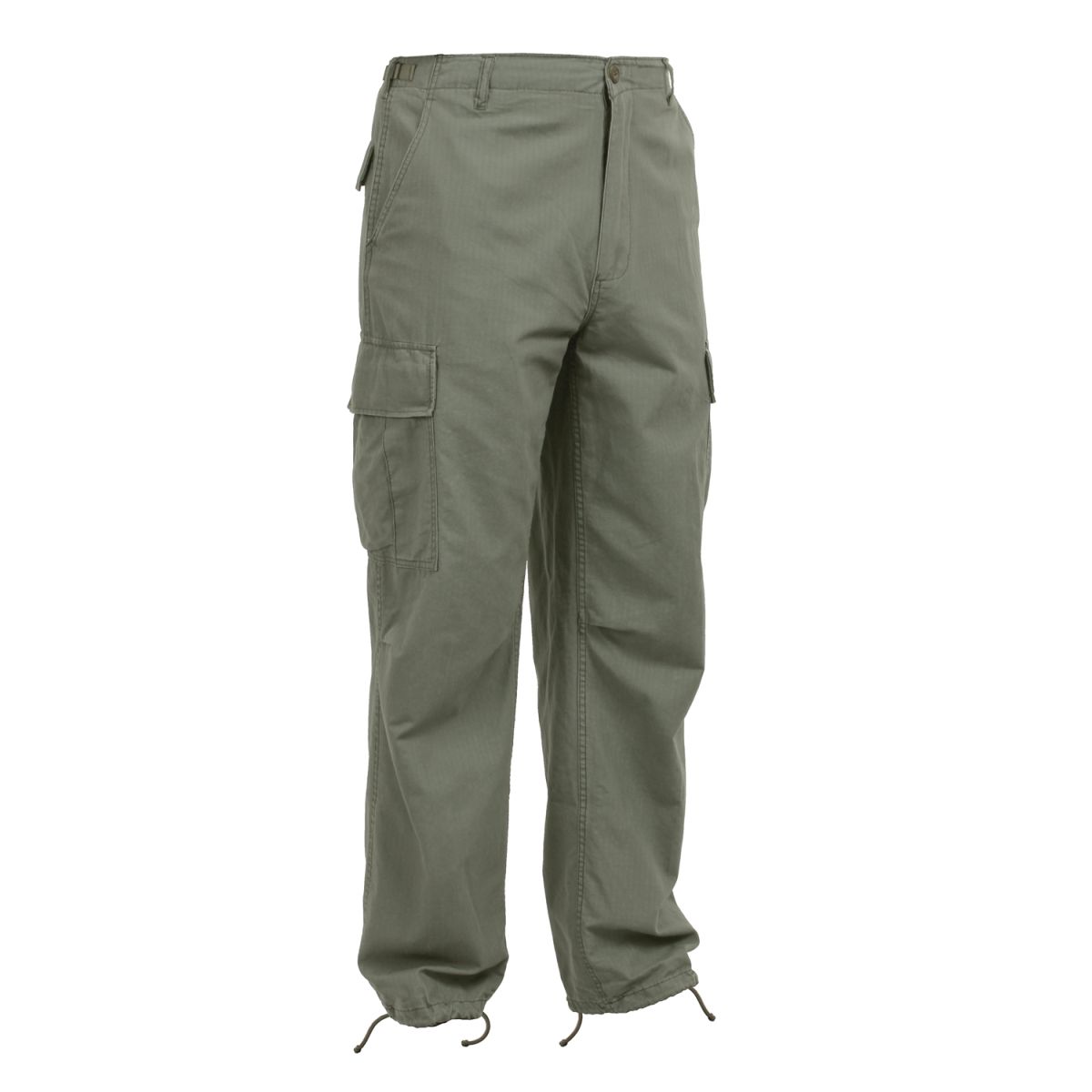 Kalhoty VINTAGE VIETNAM ERA ZELENÉ vel. M