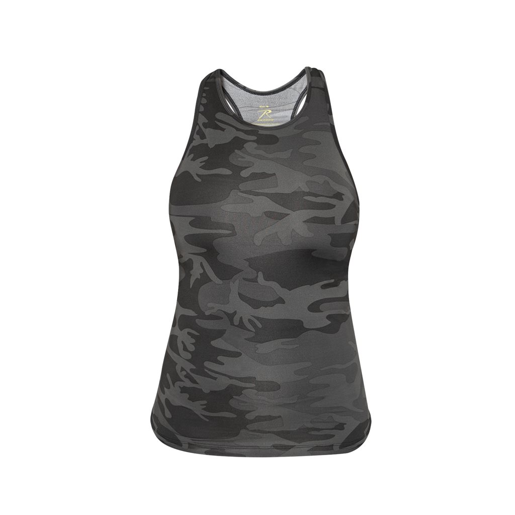 Tílko dámské WORKOUT BLACK CAMO vel. M