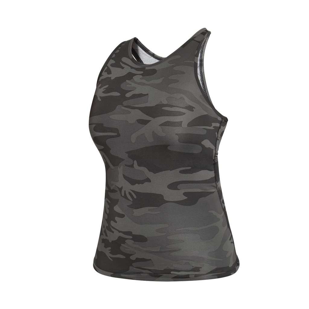 Tílko dámské WORKOUT BLACK CAMO vel. M