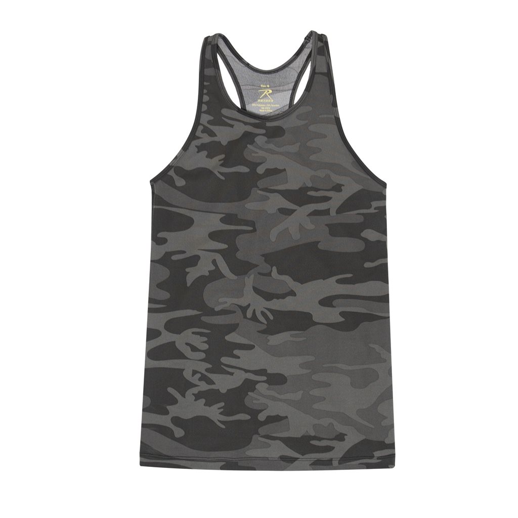 Tílko dámské WORKOUT BLACK CAMO vel. XS