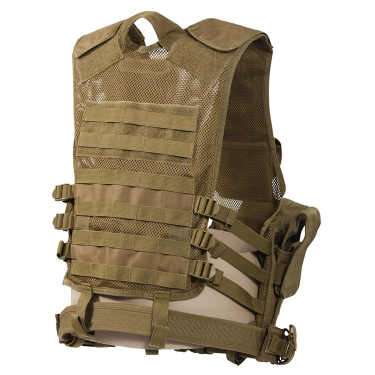 Vesta taktická CROSS DRAW MOLLE COYOTE BROWN