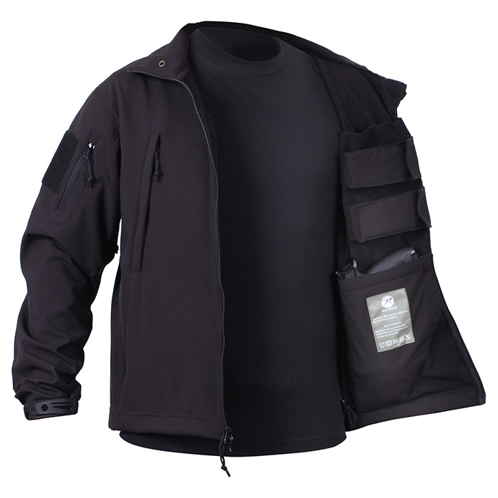 Bunda CONCEALED CARRY softshell ČERNÁ vel. L