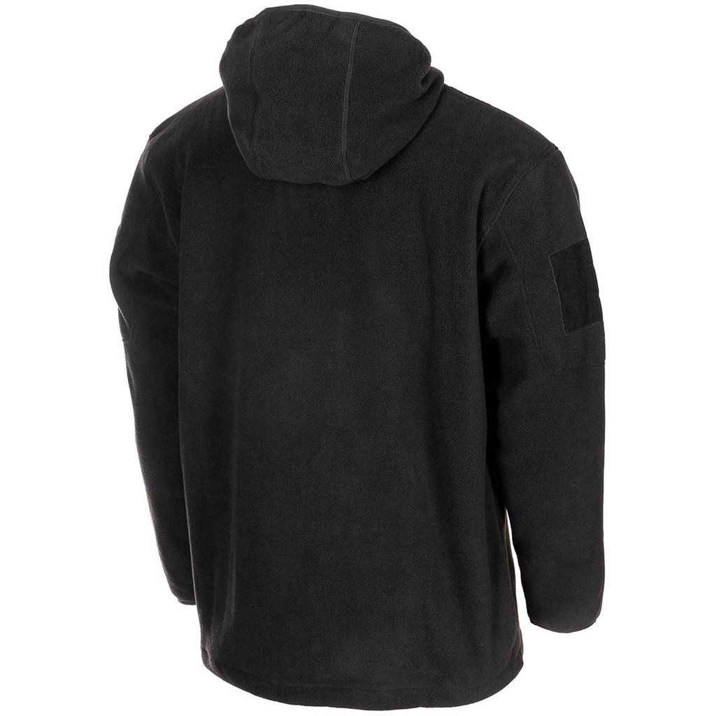 Mikina FLEECE na zip s kapucí TACTICAL ČERNÁ vel. XXL