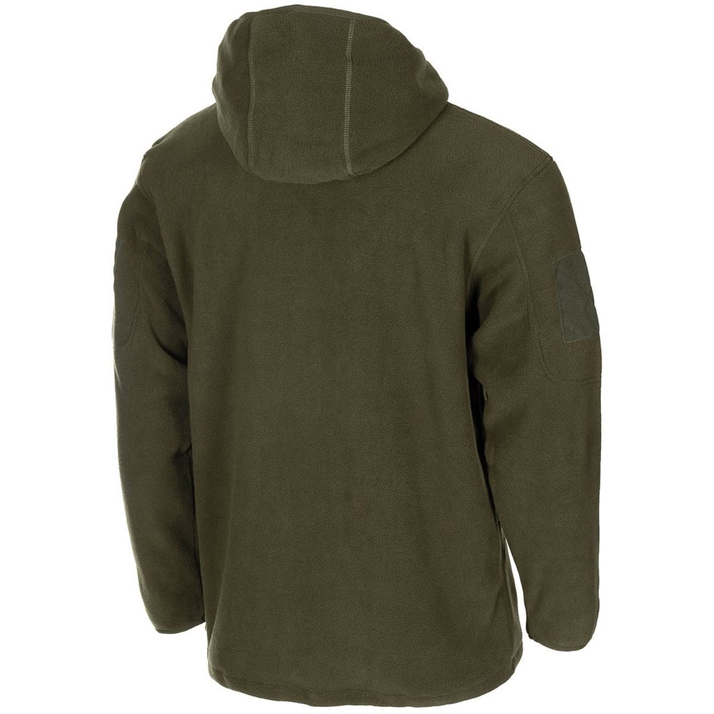Mikina FLEECE na zip s kapucí TACTICAL ZELENÁ vel. L