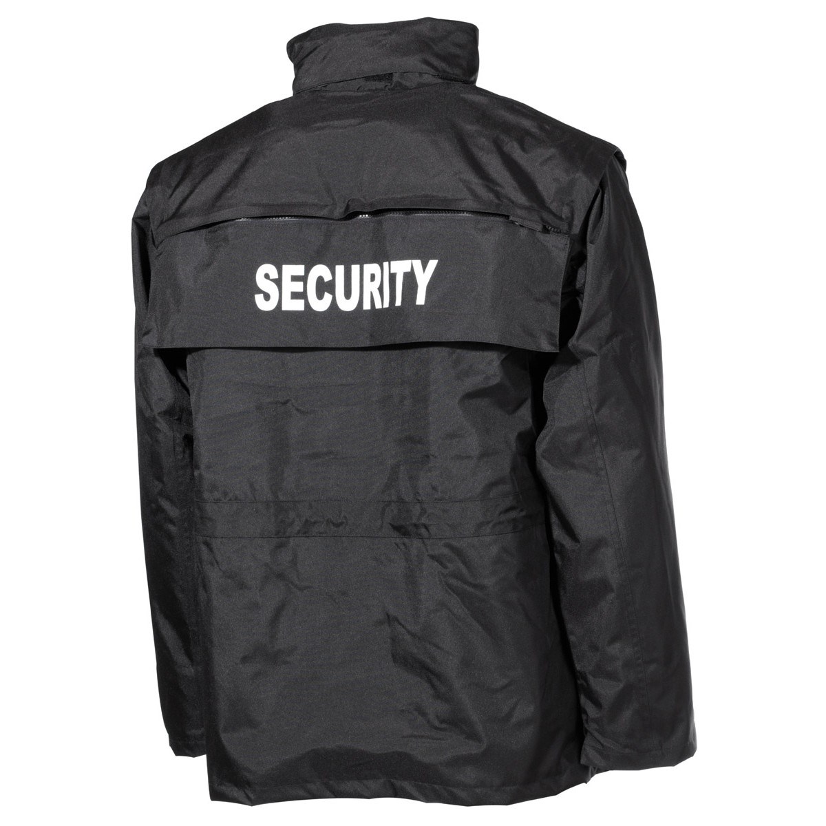 Bunda SECURITY nepromokavá ČERNÁ vel. 4XL