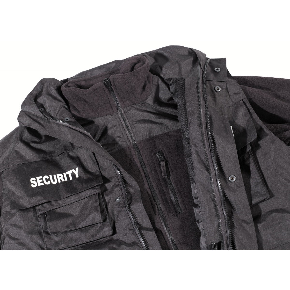 Bunda SECURITY nepromokavá ČERNÁ vel. XL
