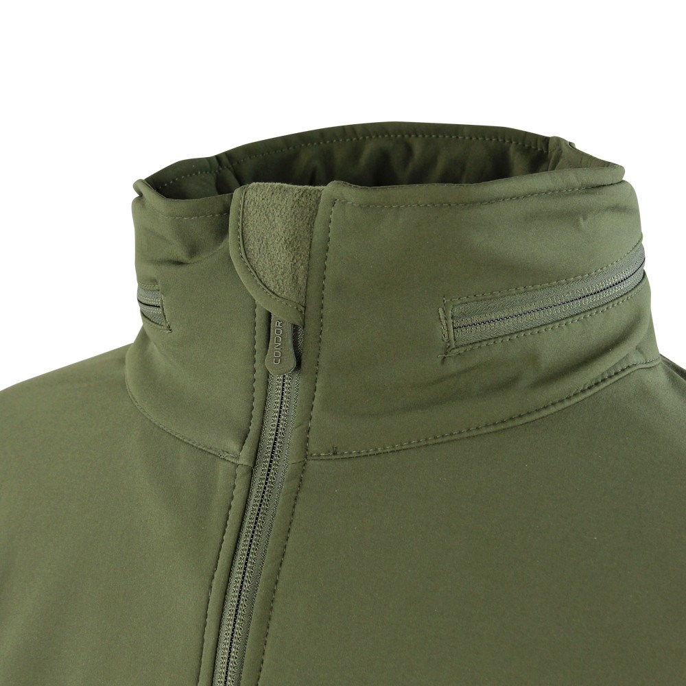 Bunda Summit SOFTSHELL ZELENÁ vel. S