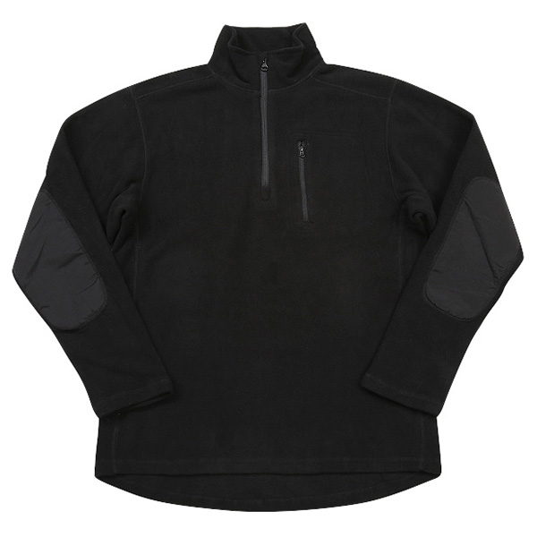 Mikina CONDOR 1/4 ZIP FLEECE ČERNÁ vel. M