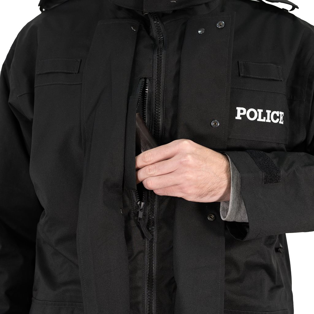 Bunda britská POLICE MVP s vložkou ČERNÁ vel. 190/104
