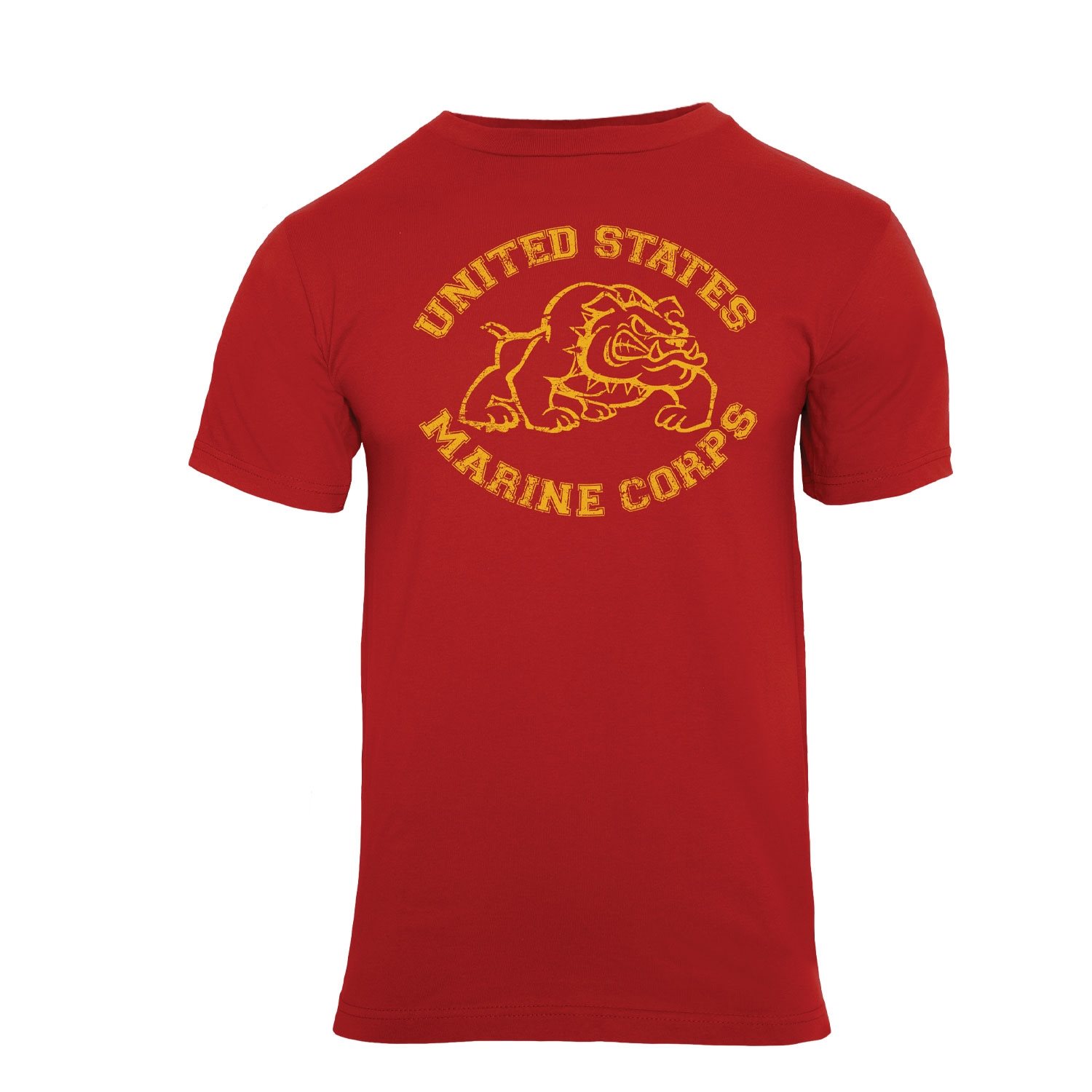 Triko VINTAGE U.S. MARINE BULLDOG ČERVENÉ vel. XL
