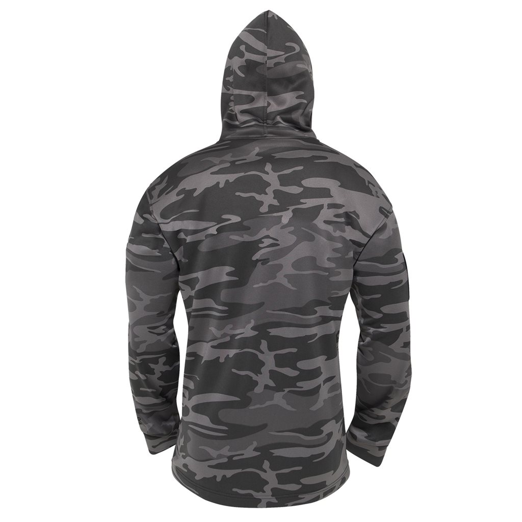 Mikina CONCEALED CARRY s kapucí BLACK CAMO vel. 3XL