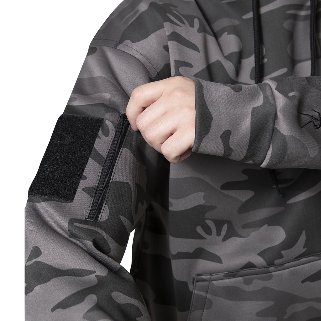 Mikina CONCEALED CARRY s kapucí BLACK CAMO vel. XL