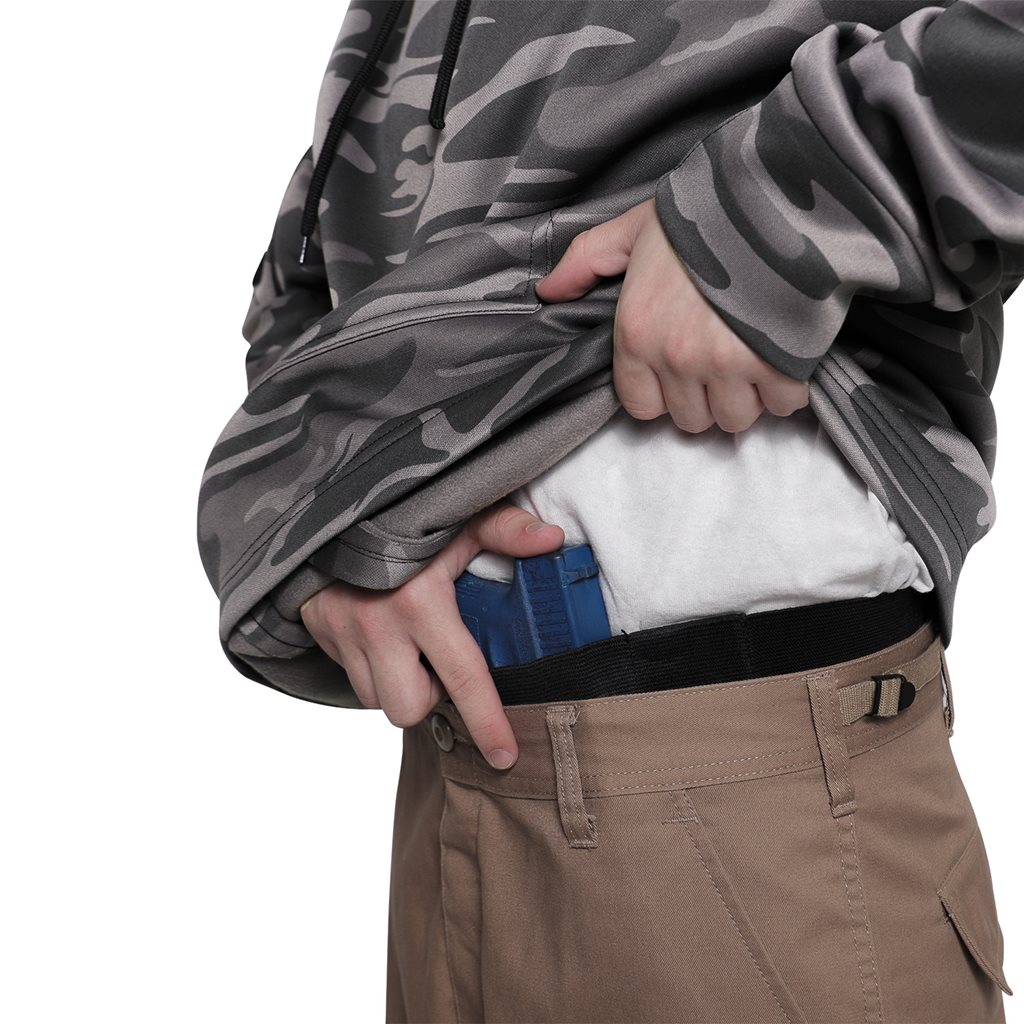 Mikina CONCEALED CARRY s kapucí BLACK CAMO vel. XXL