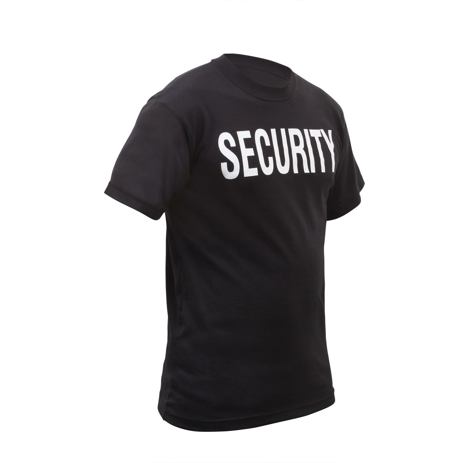 Triko s nápisem na hrudi SECURITY krátký rukáv ČERNÉ vel. 5XL
