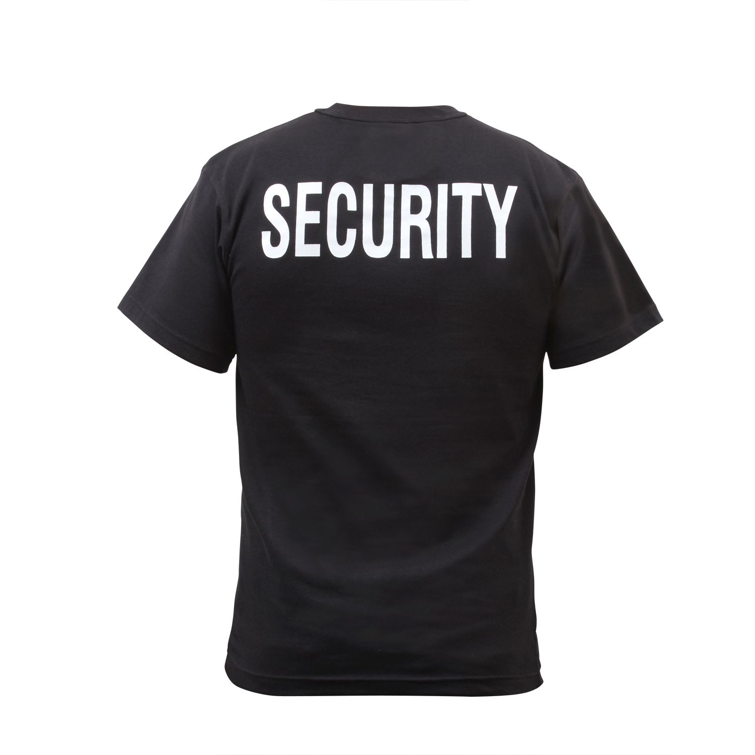 Triko s nápisem na hrudi SECURITY krátký rukáv ČERNÉ vel. 7XL