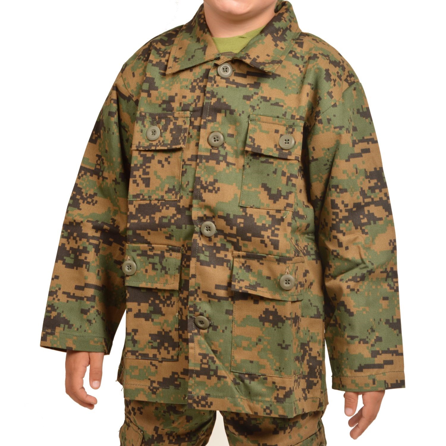 Blůza dětská US typ BDU DIGITAL WOODLAND vel. XXS