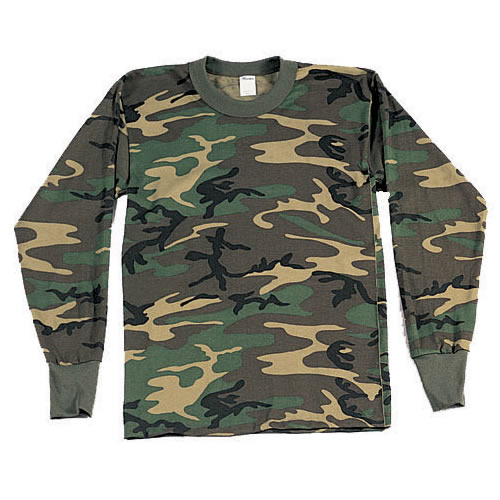 Triko dětské s dlouhým rukávem WOODLAND vel. XL