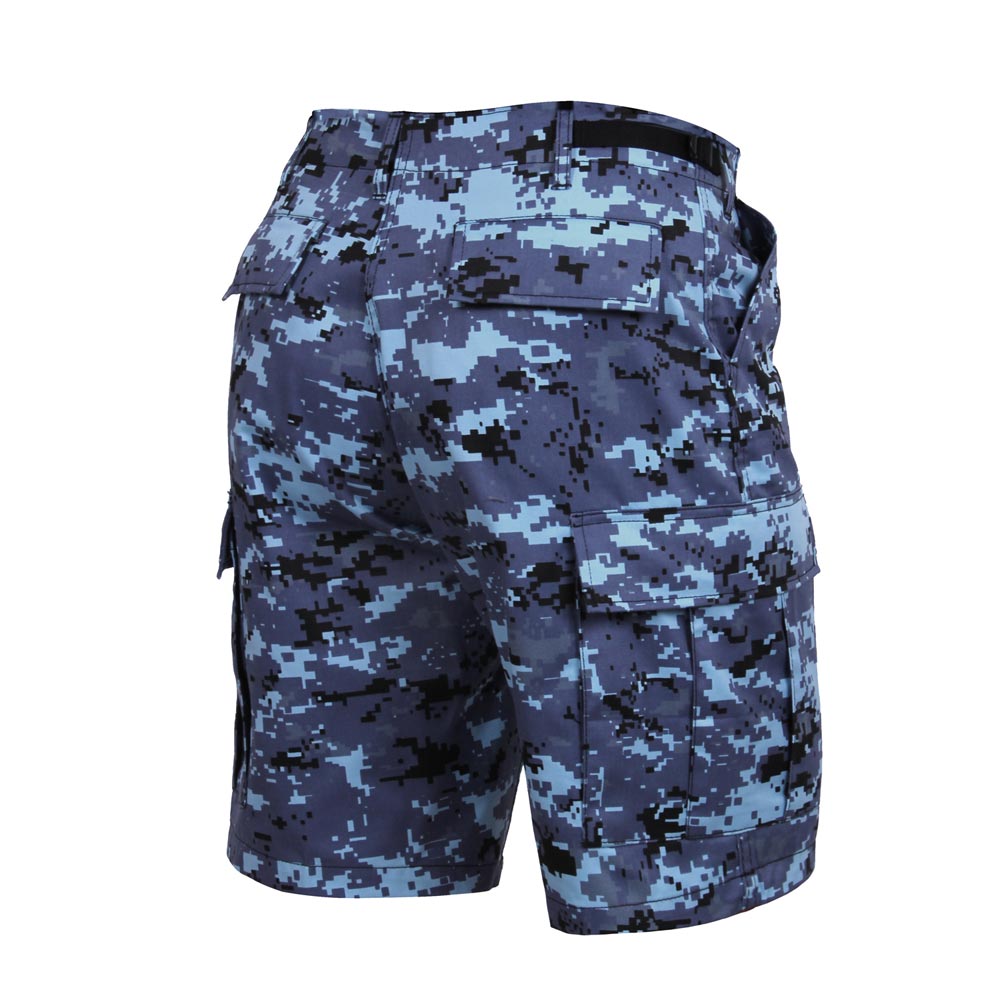 Kraťasy BDU SKY BLUE CAMO DIGITAL vel. L