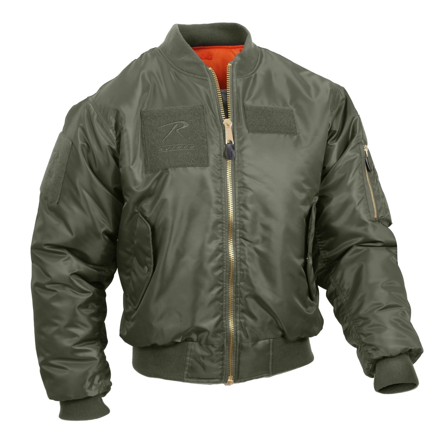 Bunda s nášivkami MA1 FLIGHT SAGE GREEN vel. XL