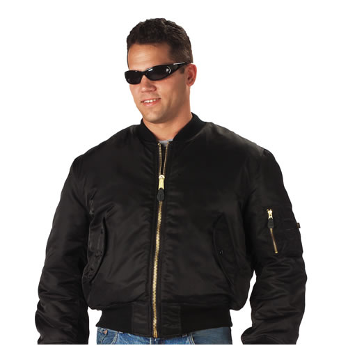Bunda ULTRA FORCE MA1 FLIGHT ČERNÁ vel. 10XL