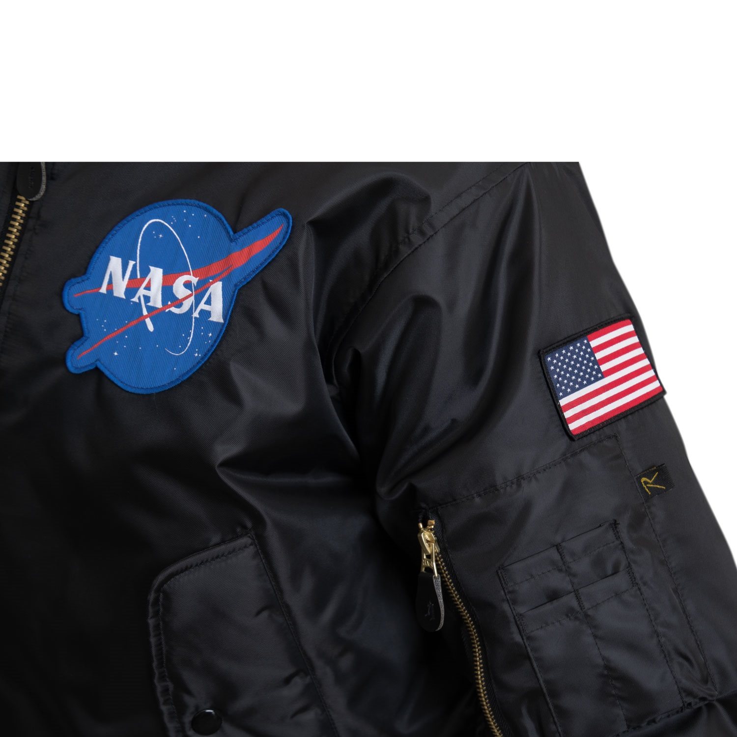 Bunda MA1 FLIGHT NASA ČERNÁ vel. 3XL