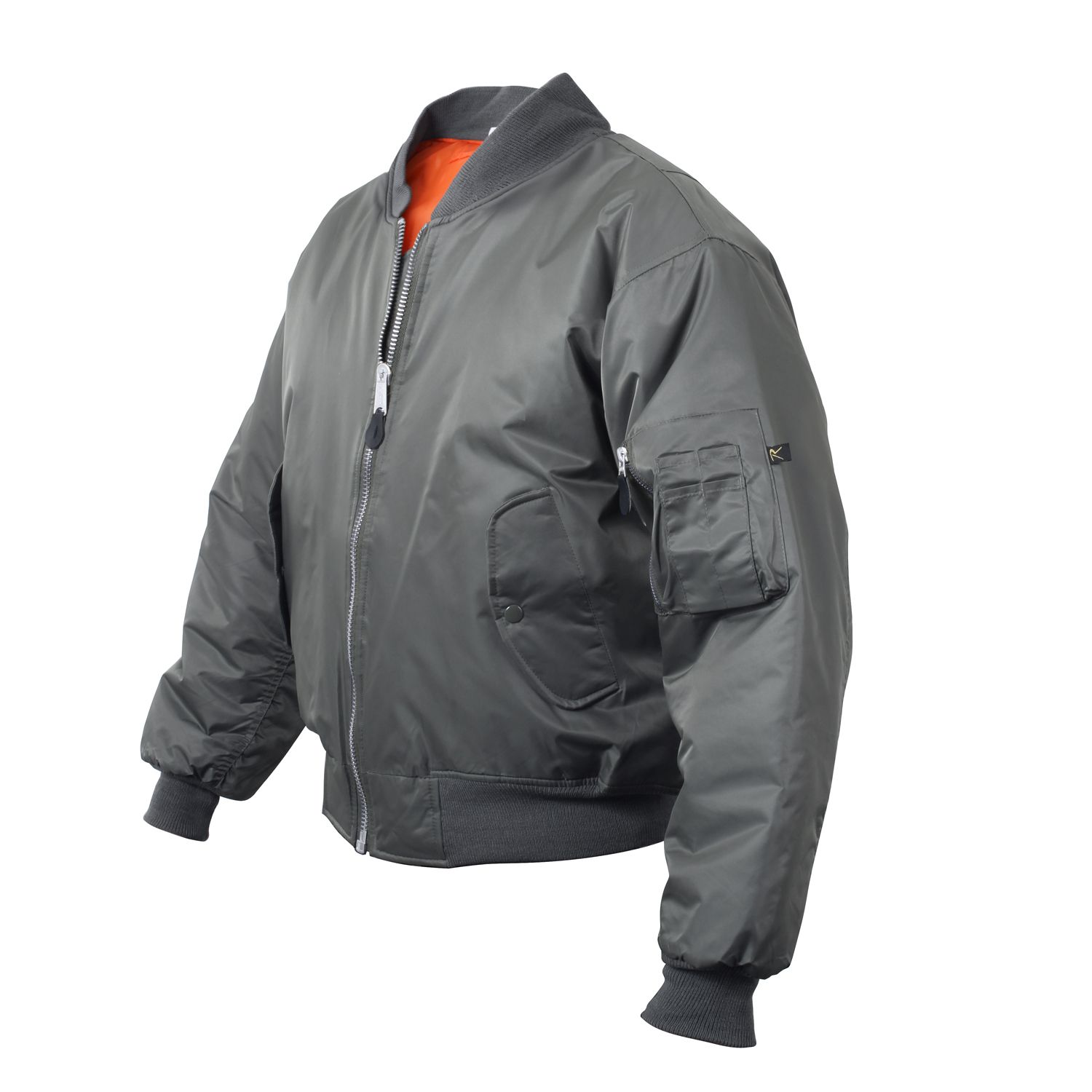Bunda ULTRA FORCE MA1 FLIGHT ŠEDÁ vel. XXL