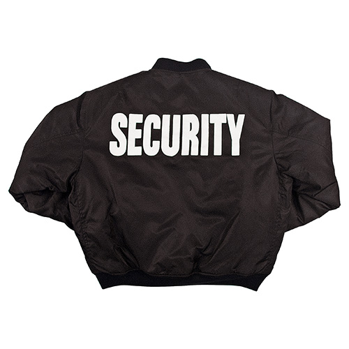 Bunda SECURITY MA1 FLIGHT ČERNÁ vel. XL
