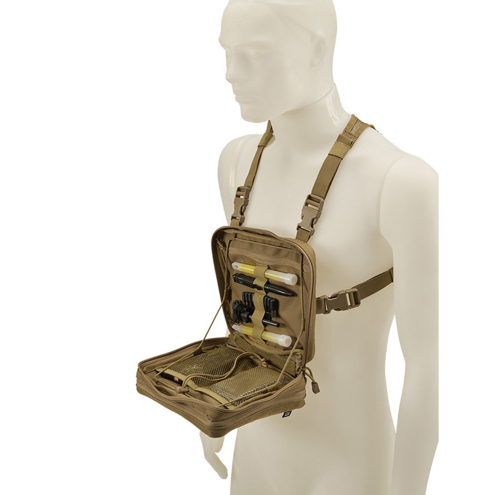 Taška na hruď US COOPER CHEST PACK CAMEL PÍSKOVÁ