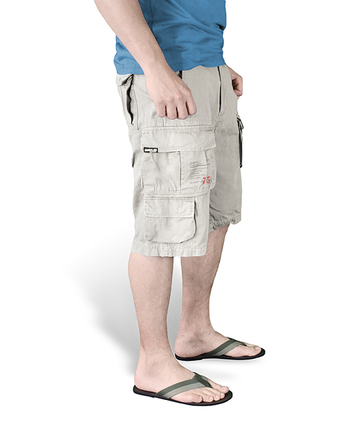 Kraťasy TROOPER BÍLÉ