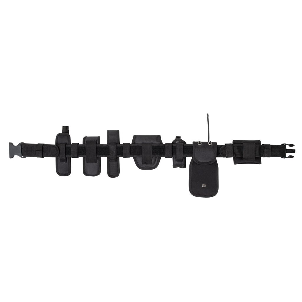 Opasek DELUXE MODULAR DUTY s pouzdry ČERNÝ vel. 100-110