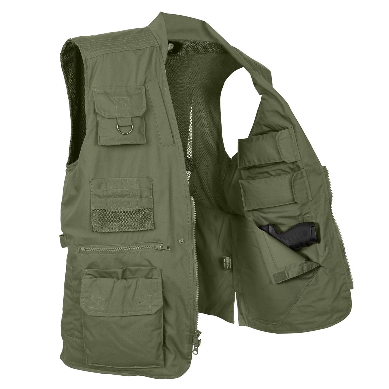 Vesta Concealed 27 kapes ZELENÁ vel. M